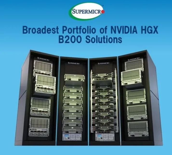 Supermicro擴展NVIDIA系統，新增液冷、風冷及前端接口助力 AI 工廠